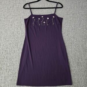 Vintage Y2K Monster Girl Sheer Mesh Lined Dainty Flower Fitted Goth Fairy Dress